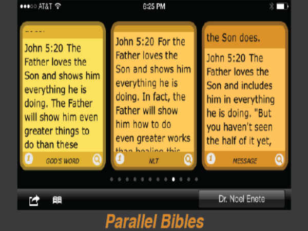 ಪ್ಯಾರಲೆಲ್ ಬೈಬಲ್ ಪ್ಯಾರಲೆಲ್ ಬೈಬಲ್