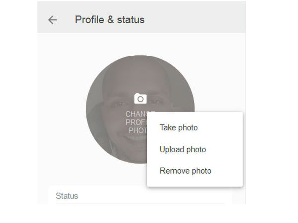 ಪ್ರೊಫೈಲ್ ಮತ್ತು ಸ್ಟೇಟಸ್