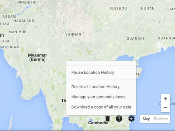 ಎಲ್ಲಾ ಲೊಕೇಶನ್ ಇತಿಹಾಸ ಅಳಿಸಿ ಎಲ್ಲಾ ಲೊಕೇಶನ್ ಇತಿಹಾಸ ಅಳಿಸಿ