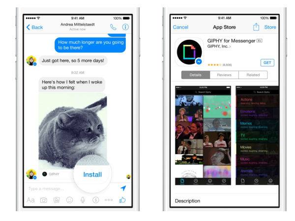 ಫೇಸ್‌ಬುಕ್ ಮೆಸೆಂಜರ್‌ಗಾಗಿ ಅಪ್ಲಿಕೇಶನ್