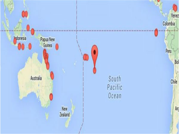 ಈ ನಕ್ಷೆಯಲ್ಲಿ ಗೂಗಲ್‌ ಸ್ಟ್ರೀಟ್ ವ್ಯೂ ಪ್ರದೇಶಗಳನ್ನು ತೋರಿಸಲಾಗಿದೆ. 