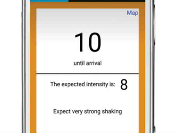 ಭೂಮಿಯ ನಡುಕದ ತೀವ್ರತೆ