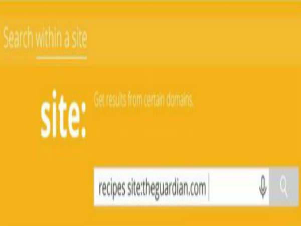 ಸೈಟ್ ಹುಡುಕಾಡಲು ಈ ರೀತಿ ಮಾಡಿ