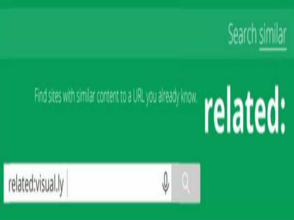 ನಿಮಗೆ ಗೊತ್ತಿರುವ ವೆಬ್‌ಸೈಟ್ ಹುಡುಕಾಡಲು