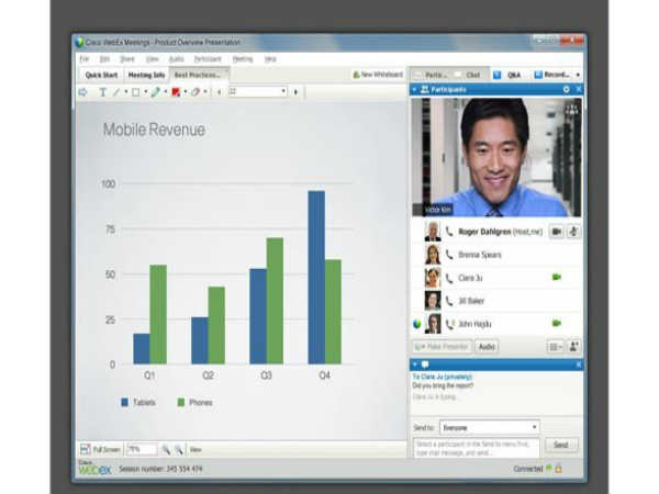  Cisco WebEX : ಆನ್‌ಲೈನ್‌ ಸಭೆಗಳಿಗಾಗಿ