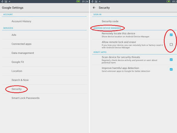  ಗೂಗಲ್‌ ಸೆಟ್ಟಿಂಗ್ಸ್‌