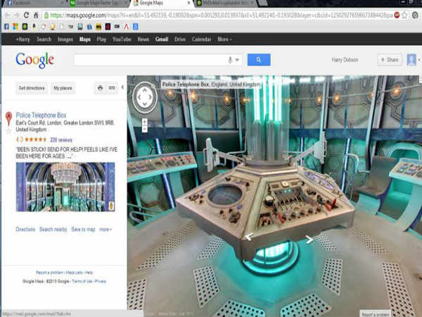  Tardis ಸ್ಟ್ರೀಟ್ ವ್ಯೂ ನಲ್ಲಿ ಕಂಡದ್ದು ಹೀಗೆ