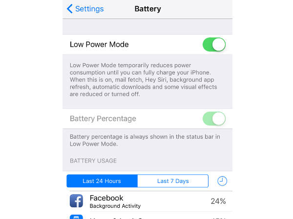 ಟರ್ನ್ ಆನ್‌ ಲೊ ಪವರ್‌ ಮೋಡ್‌ 