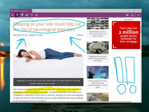 ಮೈಕ್ರೋಸಾಫ್ಟ್‌ ಎಡ್ಜ್‌ನಿಂದ ವೆಬ್‌ನಲ್ಲಿ ಬರೆಯಿರಿ