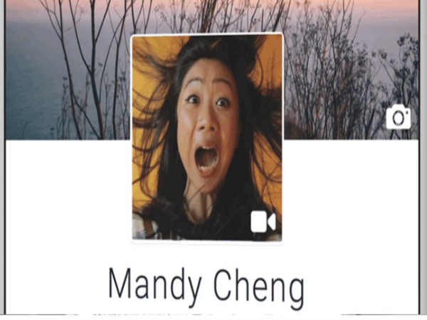 ಪ್ರೊಫೈಲ್ ಚಿತ್ರದಂತೆ ವೀಡಿಯೊಗಳನ್ನು ಸೇರಿಸುವುದು