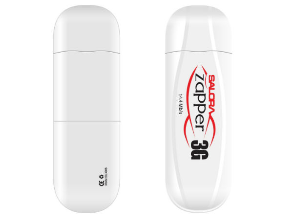 Flat 50% Off On Salora Zapper 14.4Mbps 3G Data Card Flat 50% Off On Salora Zapper 14.4Mbps 3G Data Card