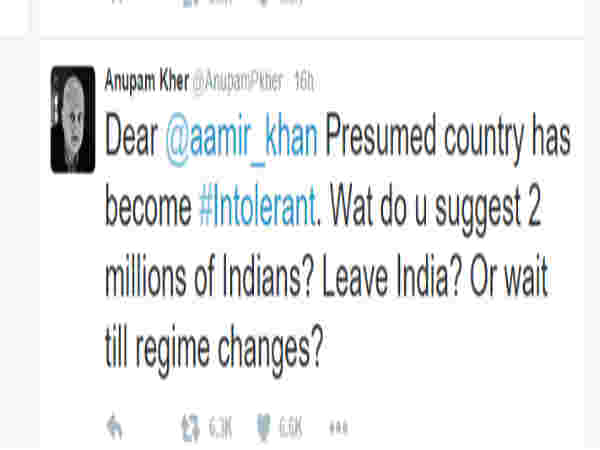 ಅಮೀರ್ ಹೇಳಿಕೆಗೆ ಟ್ವಿಟ್ಟರ್ ದಾಳಿ