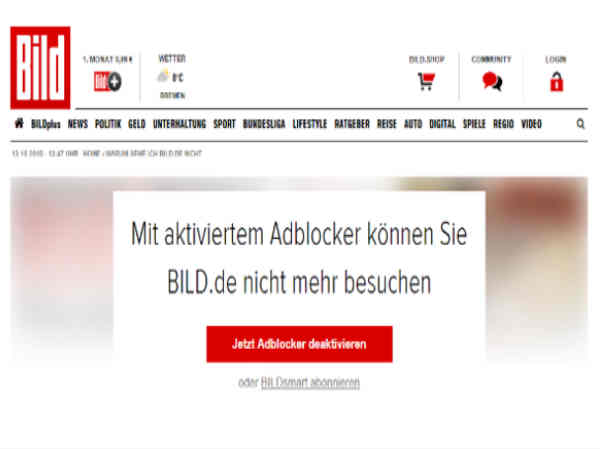 ಬ್ಲಾಕರ್‌ಗಳನ್ನು ನಿರ್ಬಂಧಿಸುವುದು