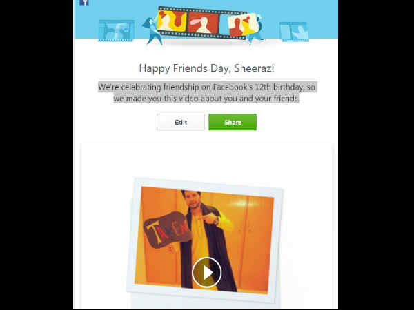 ಫೇಸ್‌ಬುಕ್‌ ಫ್ರೆಂಡ್‌ಶಿಪ್‌ ಡೇ