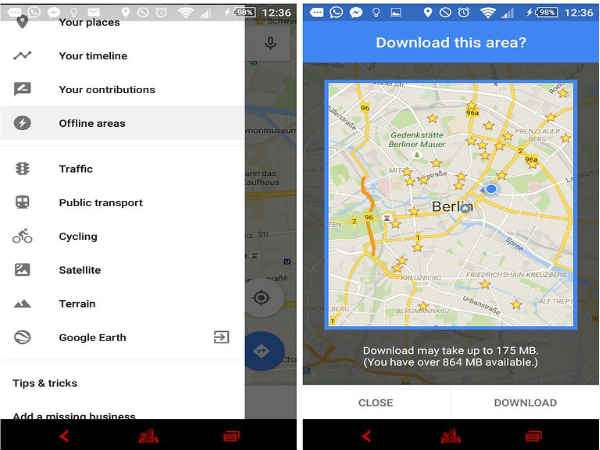 ಆಫ್‌ಲೈನ್ ಮ್ಯಾಪ್ ಅಪ್ಲಿಕೇಶನ್