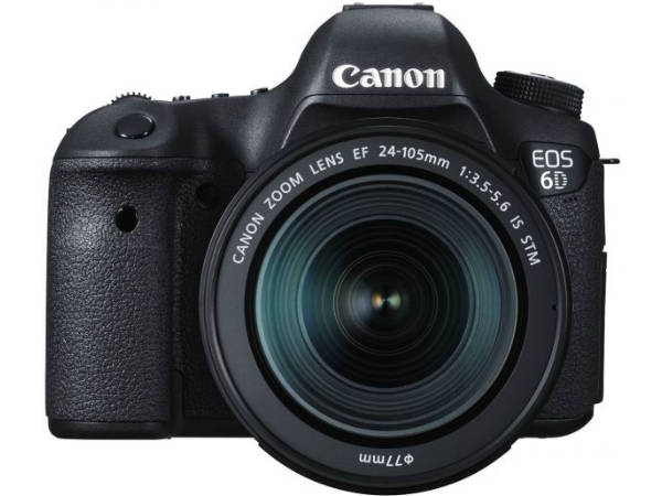 Canon EOS 6D 20.2MP Digital SLR Camera (Black)