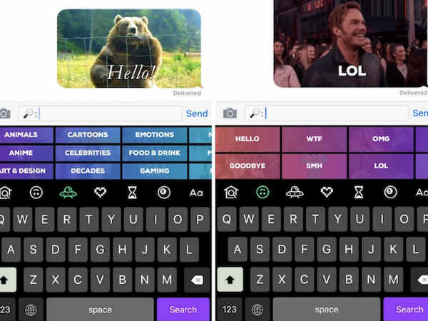 ಐಫೋನ್ ಕೀಬೋರ್ಡ್‌ನಲ್ಲಿ GIFs ಬಳಸುವುದು ಹೇಗೆ? 