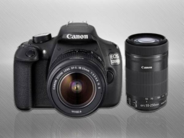  ಕ್ಯಾನಾನ್ EOS 1200D 18MP ಡಿಜಿಟಲ್‌ SLR ಕ್ಯಾಮೆರಾ (ಕಪ್ಪು)