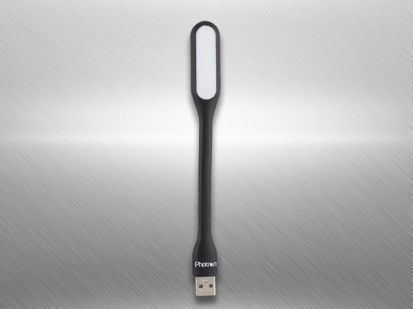  Photron 1.2-W ಪೋರ್ಟೆಬಲ್‌ USB LED Light (ಕಪ್ಪು)
