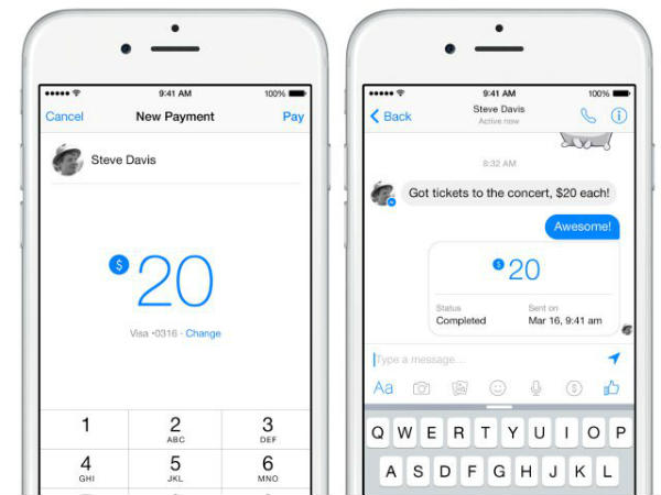 ಫೇಸ್‌ಬುಕ್ ಮೆಸೇಂಜರ್‌ ಮೂಲಕ ಆನ್‌ಲೈನ್ ಪೇಮೆಂಟ್ ಮಾಡಿ 