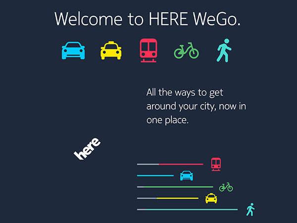 ಹಿಯರ್ ವಿಗೊ ಆಪ್(HERE WeGo App) ಹಿಯರ್ ವಿಗೊ ಆಪ್(HERE WeGo App)