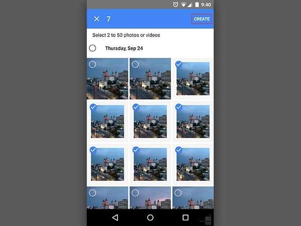  'Create New Animation'  ಟ್ಯಾಪ್‌ ಮಾಡಿ  