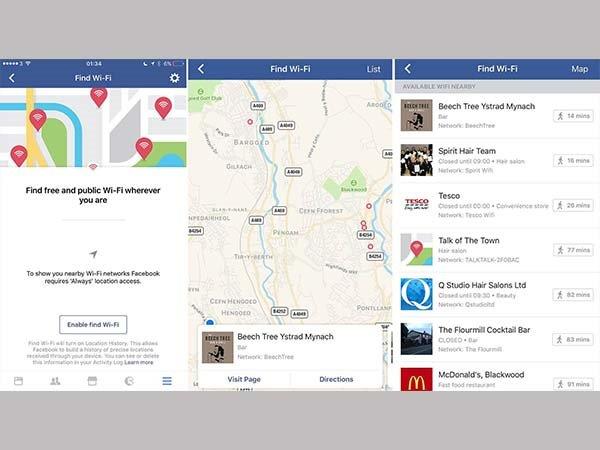  WI-FI ಪಾಯಿಂಟ್ ಲೀಸ್ಟ್