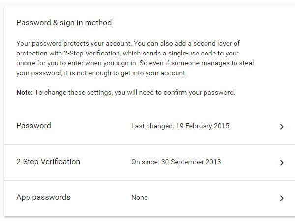 ಕೊನೆಯ ಬಾರಿ ಪಾಸ್‌ವರ್ಡ್ ಬದಲಿಸಿದ ರಿವೀವ್ ನೋಡಿ 