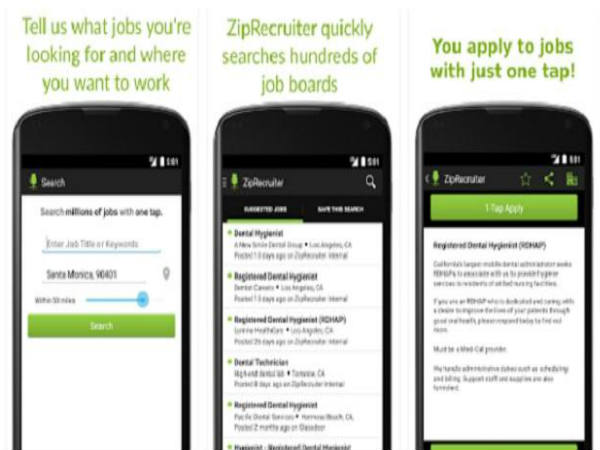 ಝೀಪ್ Recruiter ( ZipRecruiter) 