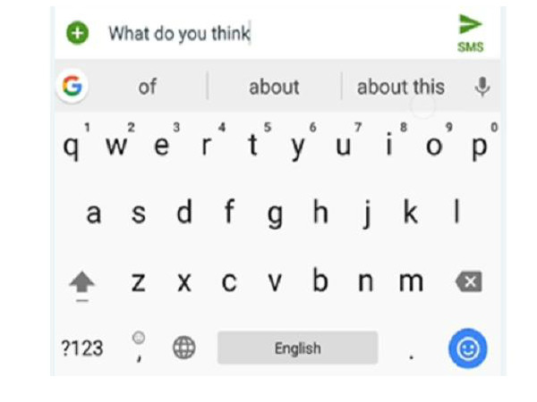 ವೇಗವಾಗಿ ಟೈಪ್ ಮಾಡಲು ಸಹಾಯಕಾರಿ: