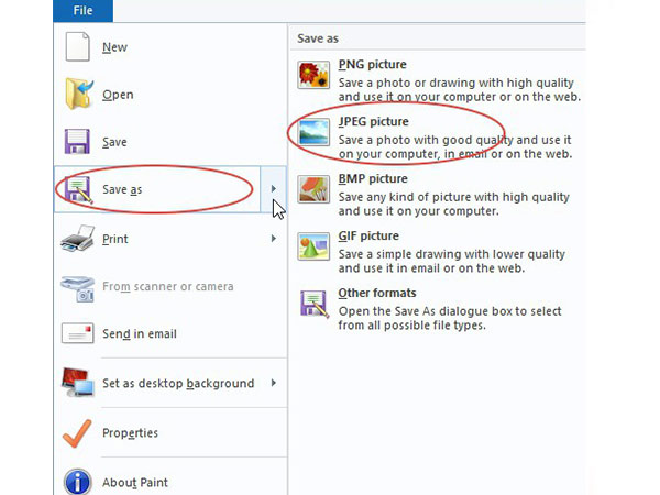 ಚಿತ್ರ ಸ್ವರೂಪಗಳು