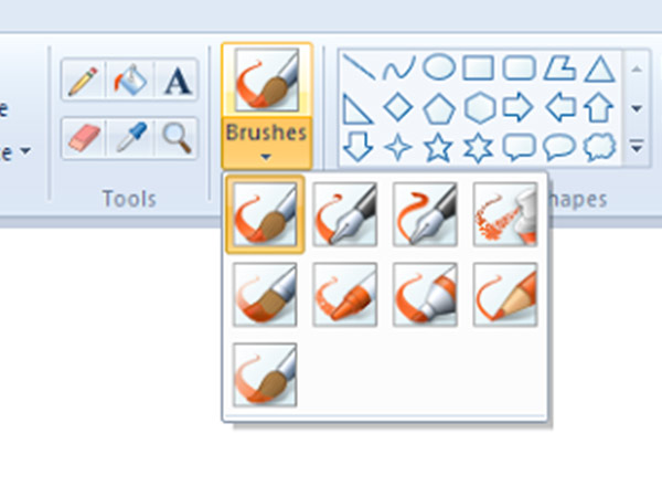 ಬ್ರಷ್ ಗಾತ್ರಗಳು