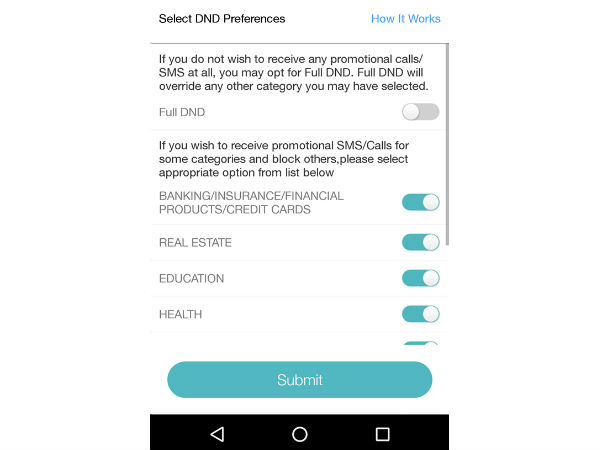 ಫುಲ್ DND ಆಯ್ಕೆ ಮಾಡಿ.! (do not disturb)