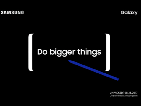 ಸ್ಯಾಮ್ಸಂಗ್ ಗ್ಯಾಲಕ್ಸಿ ನೋಟ್ 8 ಆಗಸ್ಟ್ 24ಕ್ಕೆ ನಿಮ್ಮ ಕೈಸೇರಲಿದೆ!! ಸ್ಯಾಮ್ಸಂಗ್ ಗ್ಯಾಲಕ್ಸಿ ನೋಟ್ 8 ಆಗಸ್ಟ್ 24ಕ್ಕೆ ನಿಮ್ಮ ಕೈಸೇರಲಿದೆ!!
