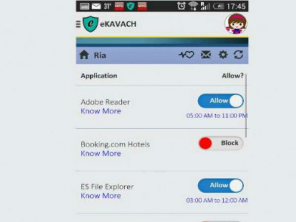 'ಇ-ಕವಚ್' ಆಪ್!!