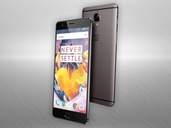 5) ಒನ್‌ಪ್ಲಸ್ 3T ( 6GB RAM+ 64GB ROM) 