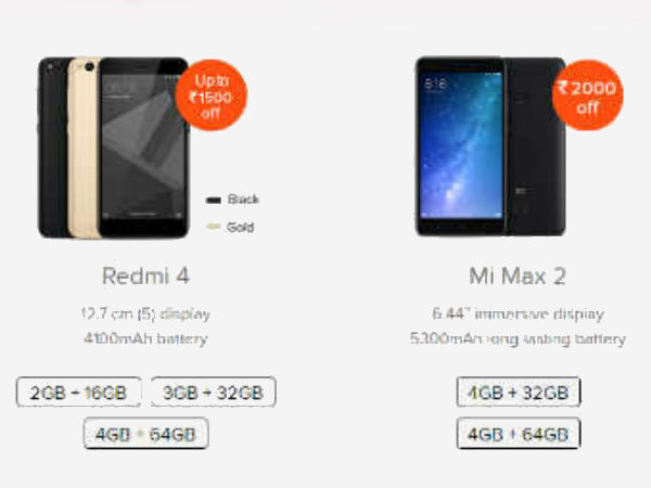 ಶಿಯೋಮಿ ಭಾರಿ ಡಿಸ್ಕೌಂಟ್ಸ್!! 