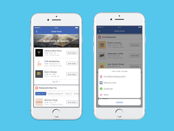 ಹಸಿವಾದರೆ ಫೇಸ್ ಬುಕ್ ನಲ್ಲೇ ಫುಡ್ ಆರ್ಡರ್ ಮಾಡಿ..! ಹಸಿವಾದರೆ ಫೇಸ್ ಬುಕ್ ನಲ್ಲೇ ಫುಡ್ ಆರ್ಡರ್ ಮಾಡಿ..!