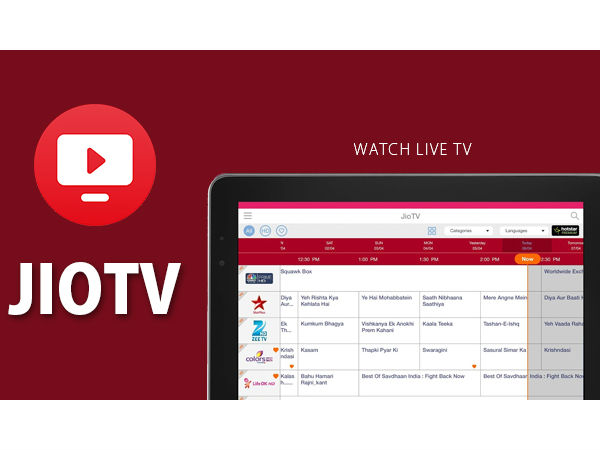 ಜಿಯೋ ಟಿವಿ ಆಪ್ ಸೇವೆ DTHನಲ್ಲೂ ಇಲ್ಲ: 500 ಲೈವ್ ಚಾನಲ್ ಪ್ರಸಾರ..! ಜಿಯೋ ಟಿವಿ ಆಪ್ ಸೇವೆ DTHನಲ್ಲೂ ಇಲ್ಲ: 500 ಲೈವ್ ಚಾನಲ್ ಪ್ರಸಾರ..!