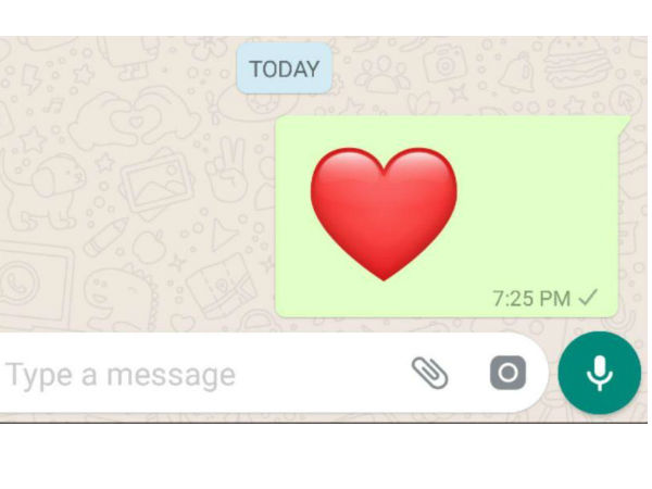 ದೊಡ್ಡದಾದ ಹಾರ್ಟ್‌ ಎಮೋಜಿ: