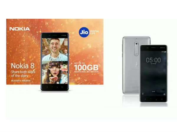 ಸದ್ಯ ನೋಕಿಯಾ 8 ಮತ್ತು 5 ಮೇಲೆ ಮಾತ್ರವೇ ಆಫರ್: 