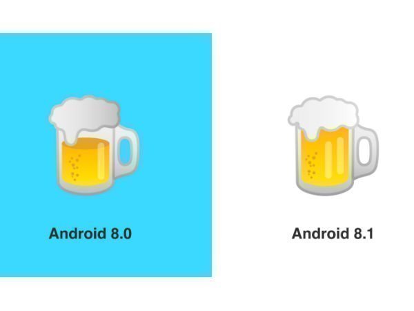 ಇದಲ್ಲದೇ ಬಿಯರ್ ಎಮೋಜಿ ಬದಲಾಗಿದೆ: 