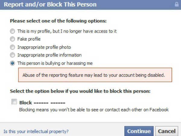 ಫೇಸ್‌ಬುಕ್‌ನಲ್ಲಿ ರಿಪೋರ್ಟ್ ಮಾಡುವುದು!!