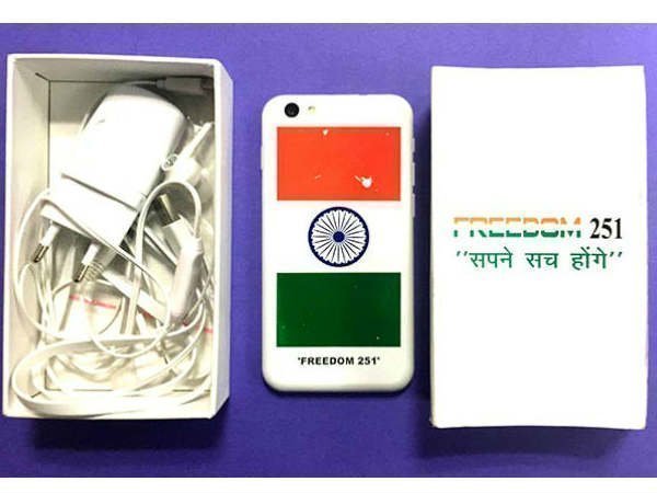 'ಫ್ರಿಡಮ್ 251' ಸ್ಮಾರ್ಟ್ಪೋನ್: 'ಫ್ರಿಡಮ್ 251' ಸ್ಮಾರ್ಟ್ಪೋನ್: