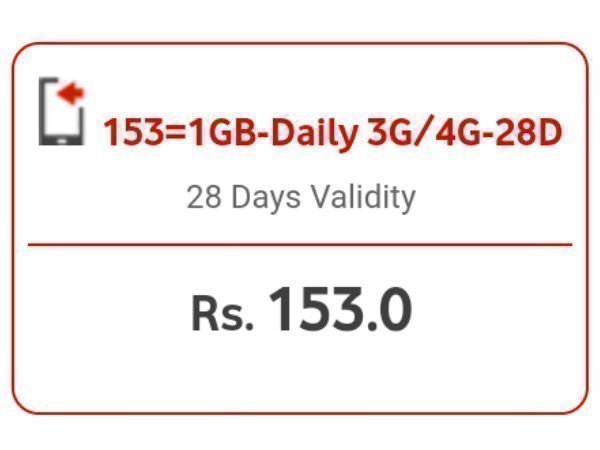 ಡೇಟಾ ಸಮರದಲ್ಲಿ ಗೆಲ್ಲಲು ವೊಡಾಫೋನ್ನ ಹೊಸ ಅಸ್ತ್ರ: ರೂ.153ಕ್ಕೆ 28GB ಡೇಟಾ..! ಡೇಟಾ ಸಮರದಲ್ಲಿ ಗೆಲ್ಲಲು ವೊಡಾಫೋನ್ನ ಹೊಸ ಅಸ್ತ್ರ: ರೂ.153ಕ್ಕೆ 28GB ಡೇಟಾ..!