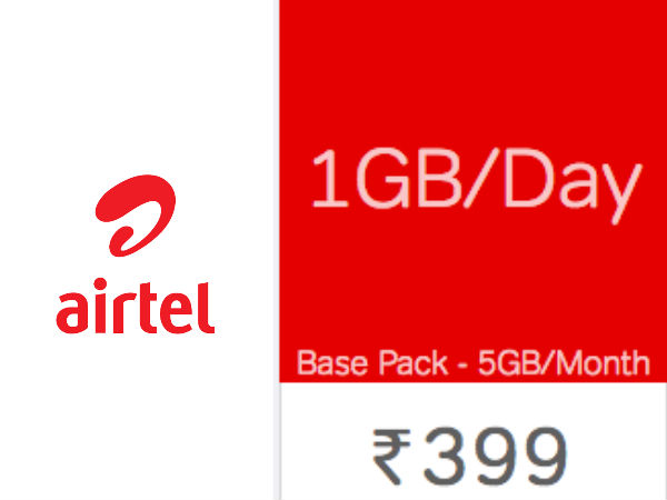 ಏರ್‌ಟೆಲ್ 399ರೂ. ಆಫರ್!!