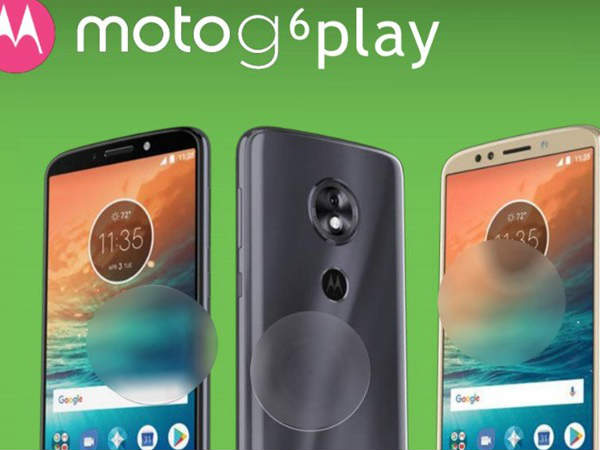 ಮೊಟೊ G6 ಪ್ಲೇ ಸ್ಮಾರ್ಟ್‌ಫೋನ್: