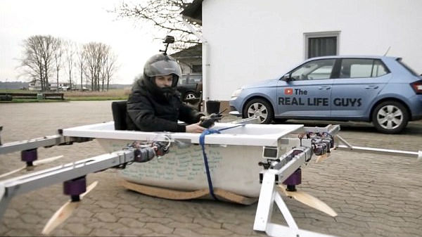 ಇದು ಮಾನವ ಹಾರಾಟದ ಡ್ರೋಣ್!! 