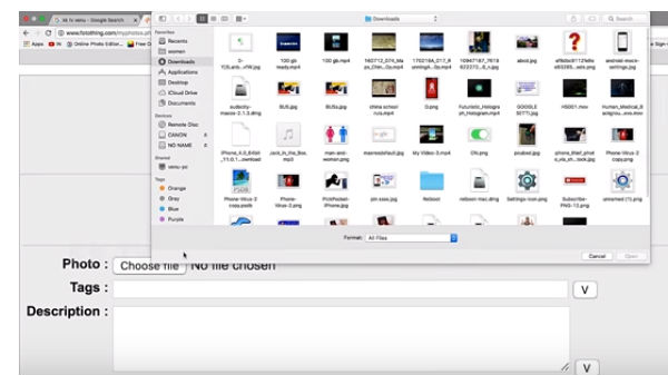 ನಿಮ್ಮ ಪೋಟೊ ಅಪ್‌ಲೋಡ್ ಮಾಡಿ.