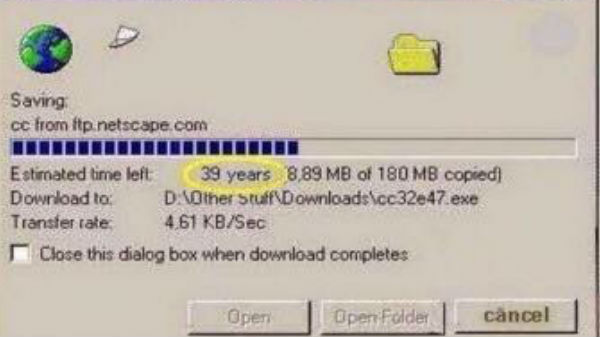 100ಎಂಬಿ ಡೇಟಾ ವರ್ಗಾವಣೆಯಾಗಲು ಎಷ್ಟು ಸಮಯ ಬೇಕು? 